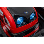 Elektrický traktor/bager - červený